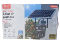 BLM-64   Blic 4G 7.5W Solar Sarjlı 3+3MP Çift Lens Ultra HD IP Kamera
