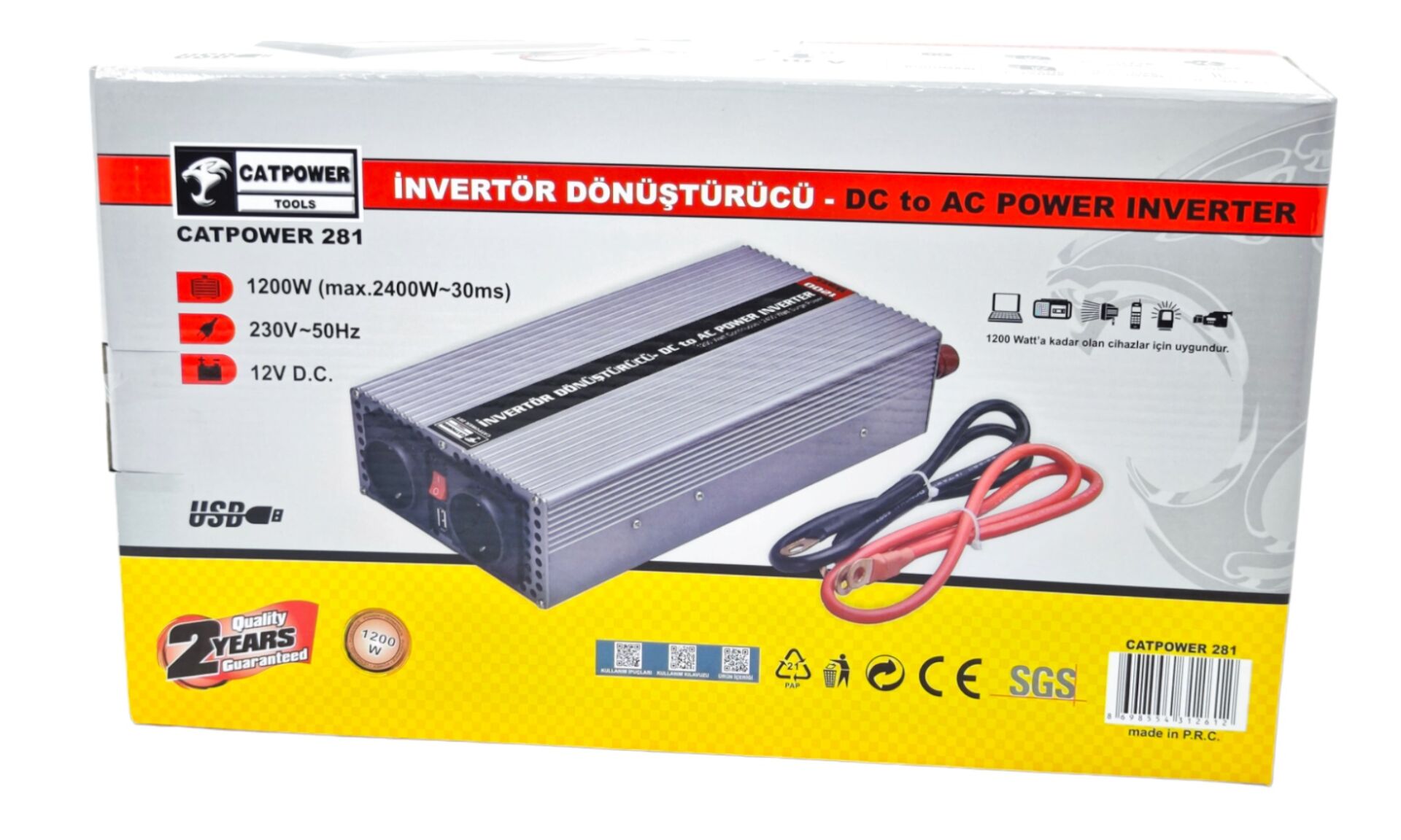 280   Catpower İnverter/İnvertör Dönüştürücü 700W