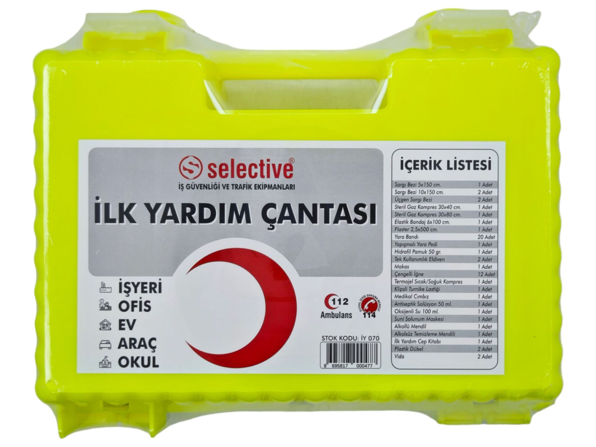 İy 070   Selective İlk Yardım Çantası