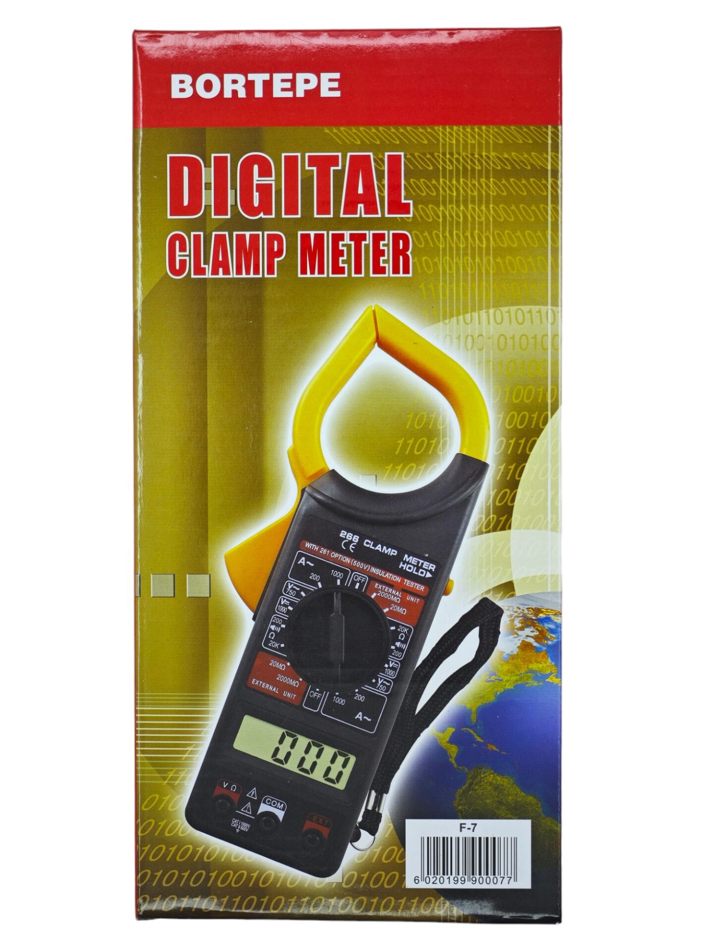 F-7   Bortepe Dt266 Dıgıtal Clamp Meter
