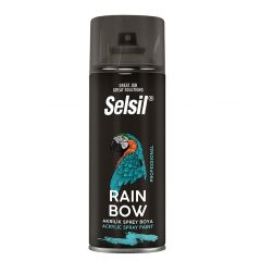 TAB-402   Selsil Raınbow Akrilik Sprey Boya 400ml - Beyaz Mat