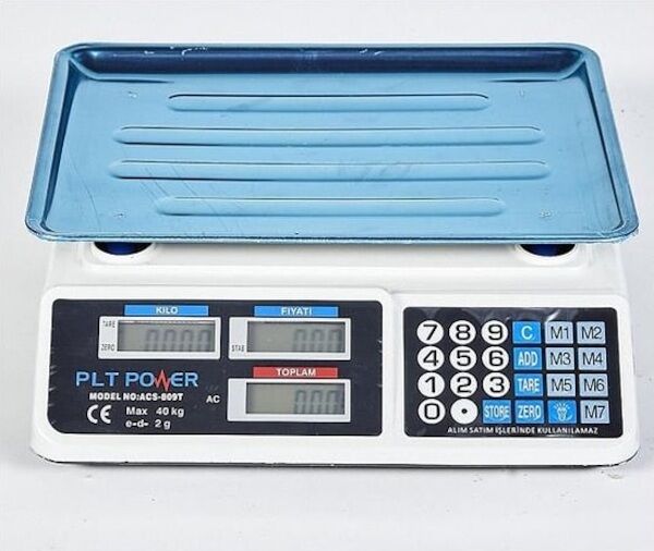 ACS-809T   PLT Power Elektronik Terazi 40Kg