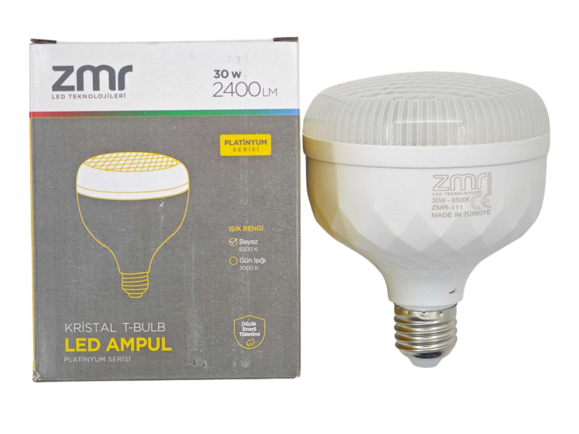 ZMR-111/D   ZMR E27-30W Kristal T-Bulb Led Ampul