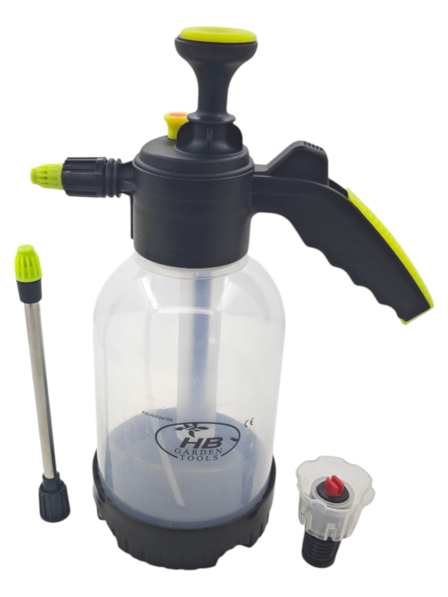 6F-2C   HB Çiçek Sulama/İlaçlama Pompası 2lt - ULV Uçlu - Şeffaf