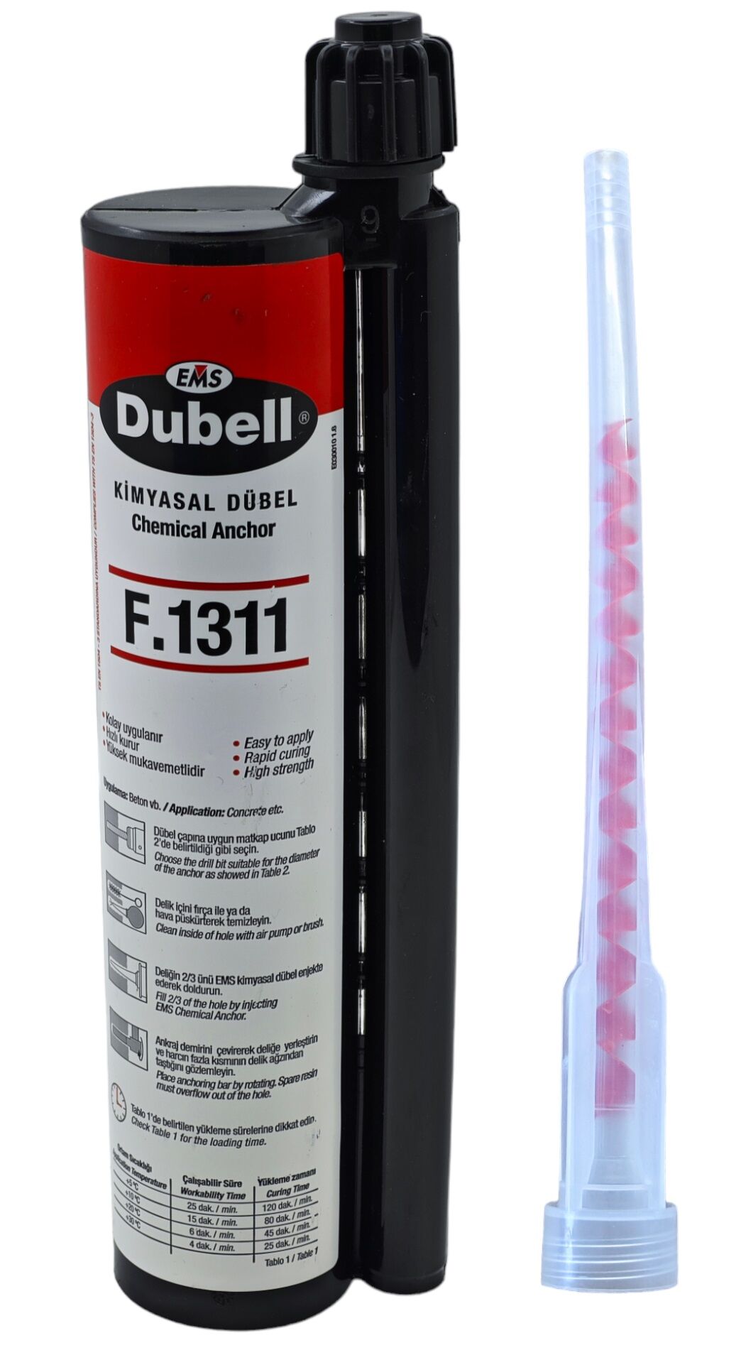 F.1311   Ems Kimyasal Dübel 345Ml