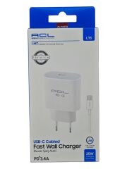 AC-1 L15   Acl PD 3.4A 25W Hızlı şarj Seti - Type-C to C