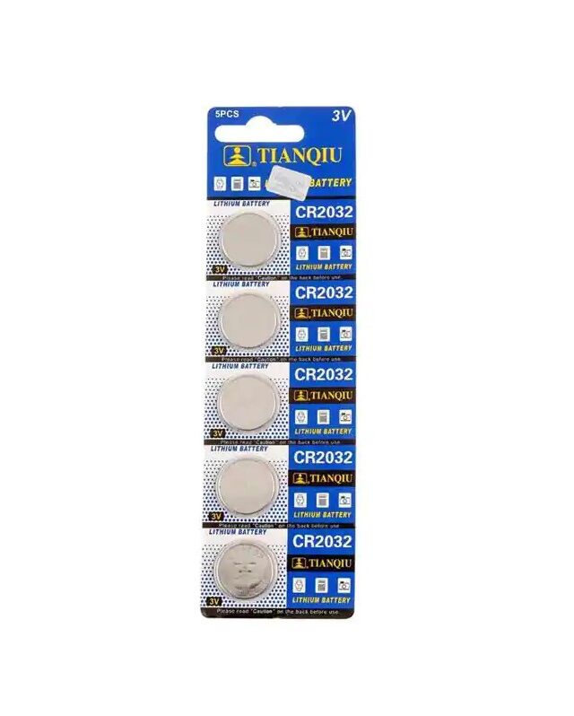 Cr2032   Tıanqıu Lıthıum Para Pil 3V