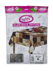 1003   Salev Elyaflı Masa Örtüsü 140cm - Yuvarlak