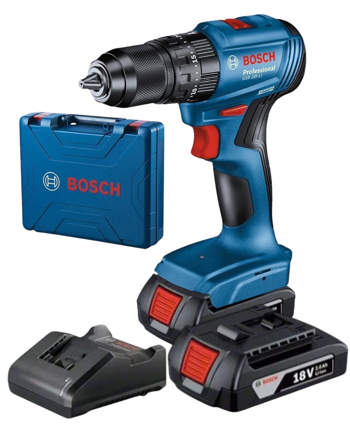 601 9K3 100   Bosch GSB 185-li Şarjlı Darbeli Vidalama