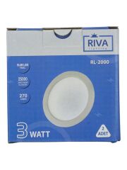 RL-2000   Riva 3W Sıva Altı Slim Led Panel