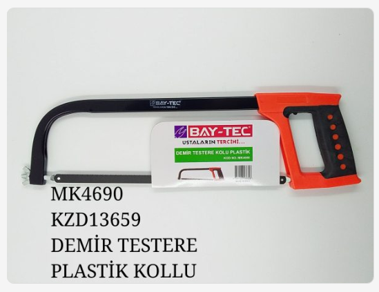 Mk4690   Bay-Tec Demir Testere (Plastik Kollu)