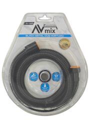 AV-689   Avmix Spralli Siyah Duş Hortumu