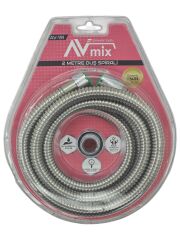 AV-191   Avmix Spralli Krom Duş Hortumu 2m