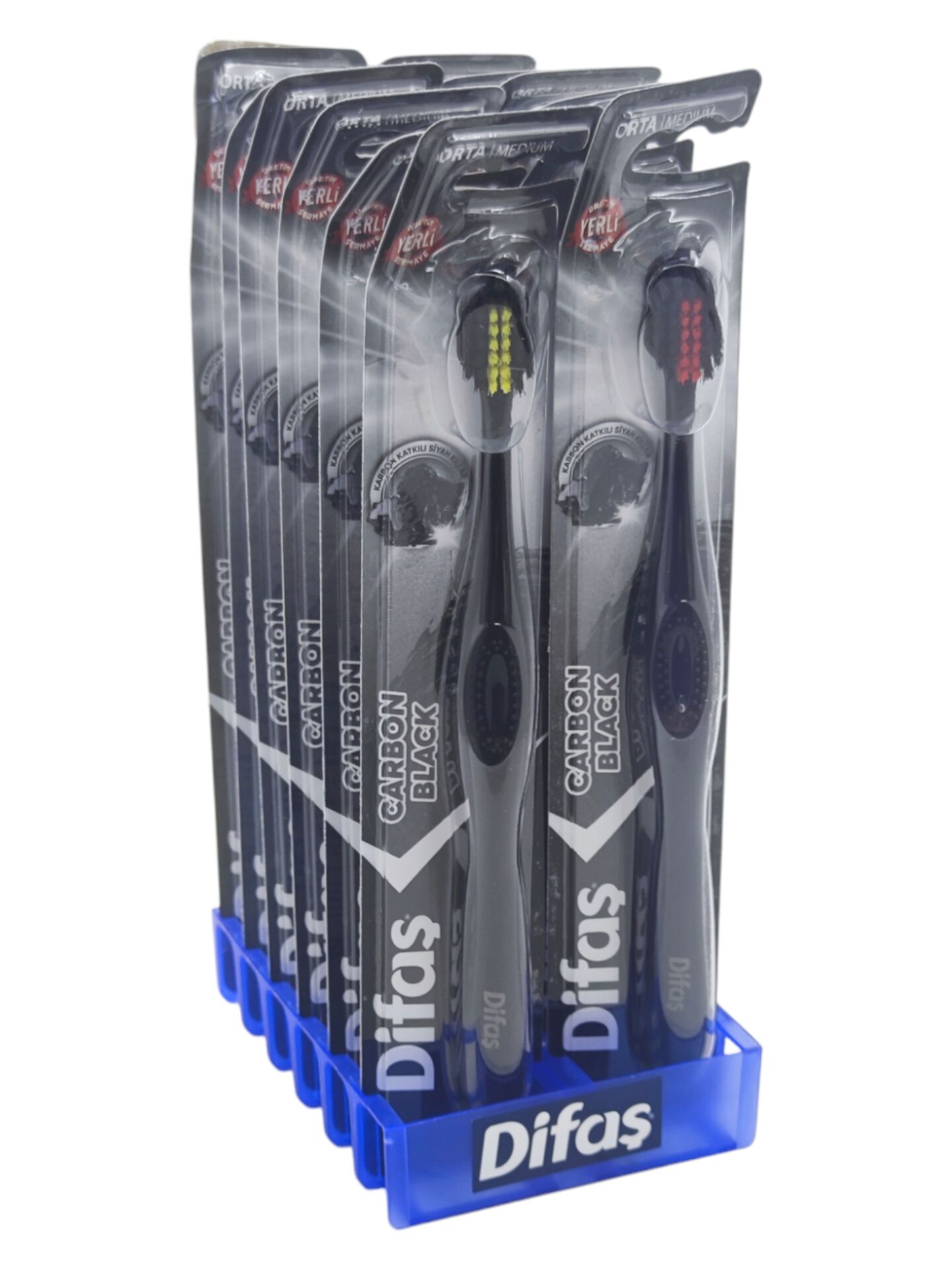 Difaş Carbon Black Dış Fırçası - Orta