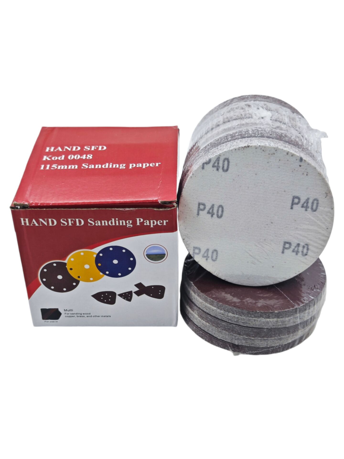 0048   Hand Sfd Cırtlı Zımpara 115Mm P40