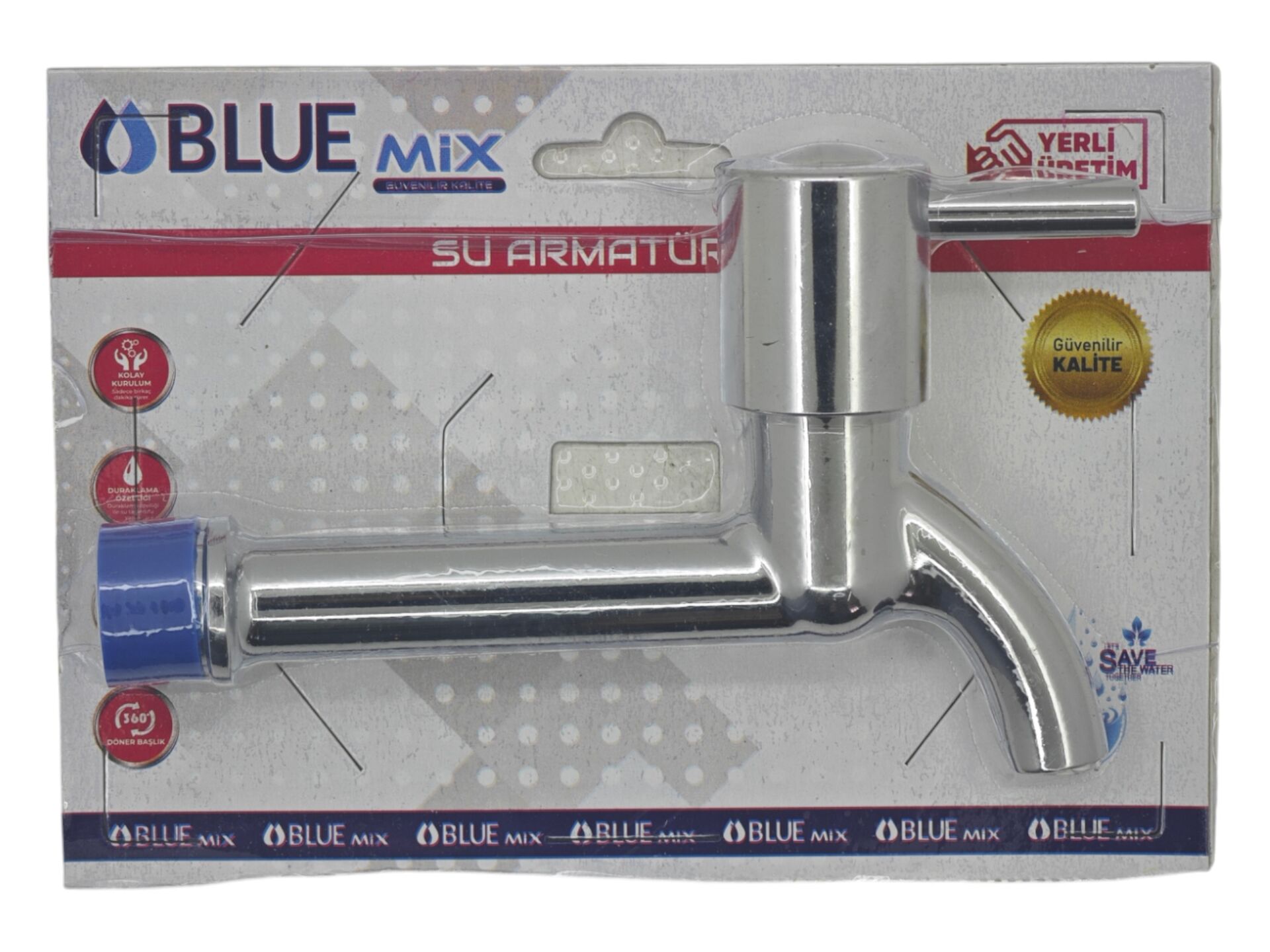 BL-7042   Bluemix Çubuk Uzun Musluk - Aç-Kapa