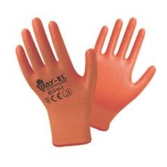 El007   Bay-El Zebra Eldiven Extra 1/2 10 - Turuncu/Turuncu