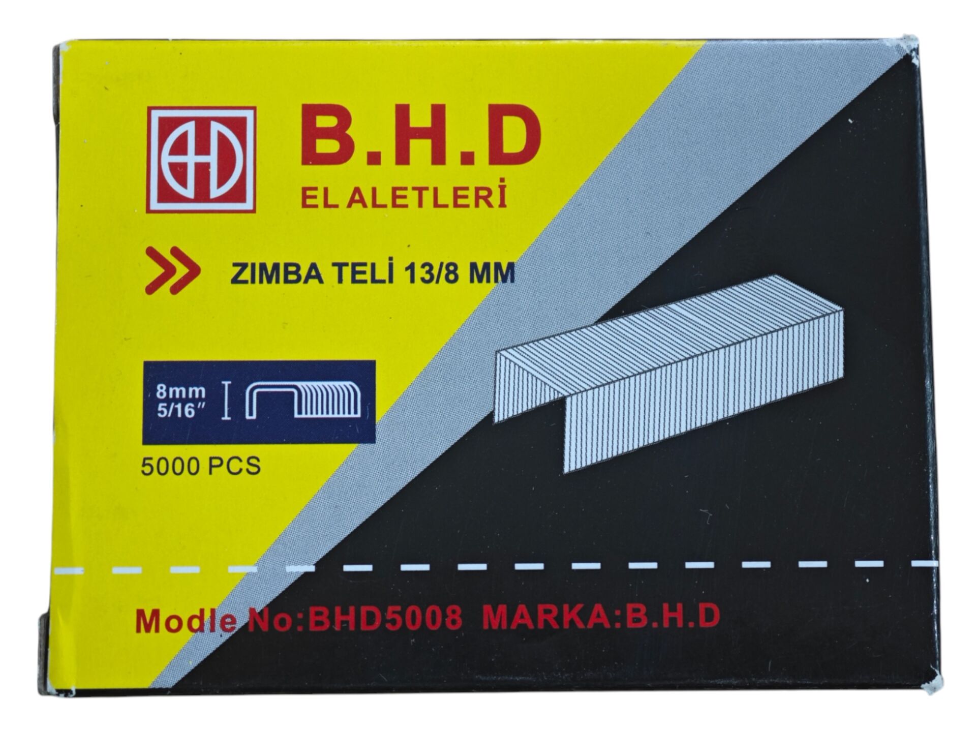 BHD5008   B.H.D Zımba Teli 13/8mm