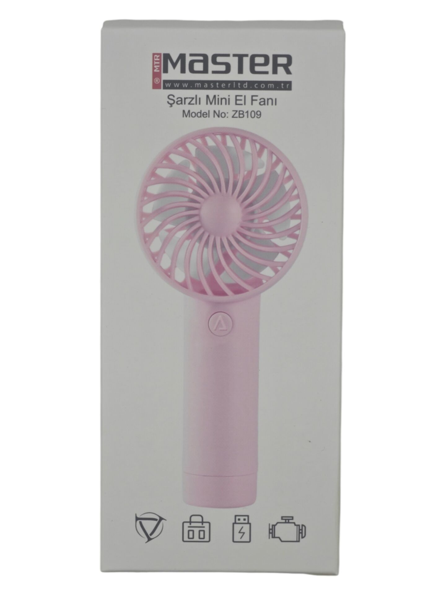 ZB109   Master Şarjlı Mini Fan - El Vantilatörü