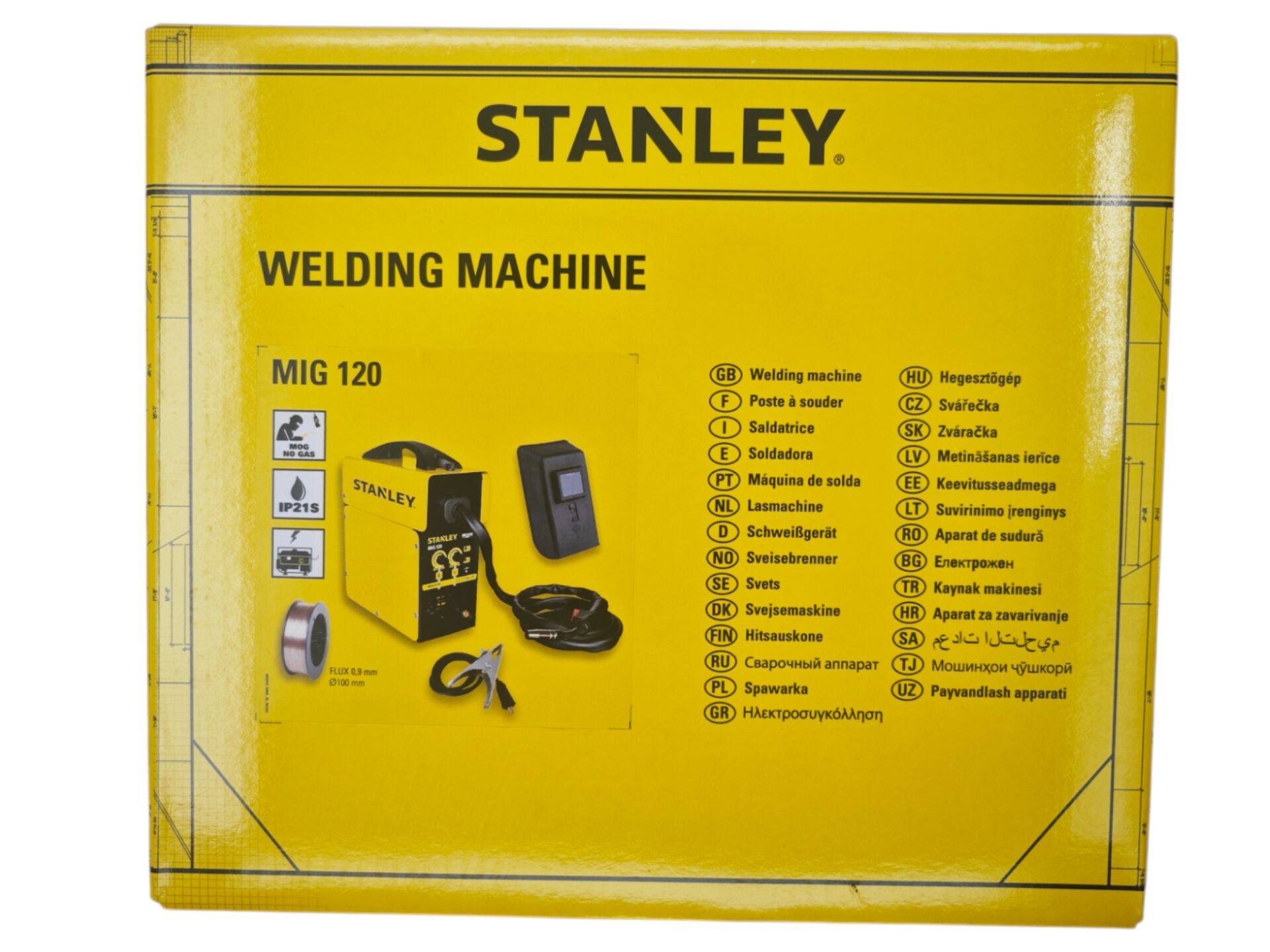 58849   Stanley MIG 120 Gazsıs Gazaltı Kaynak Makinesi 100A