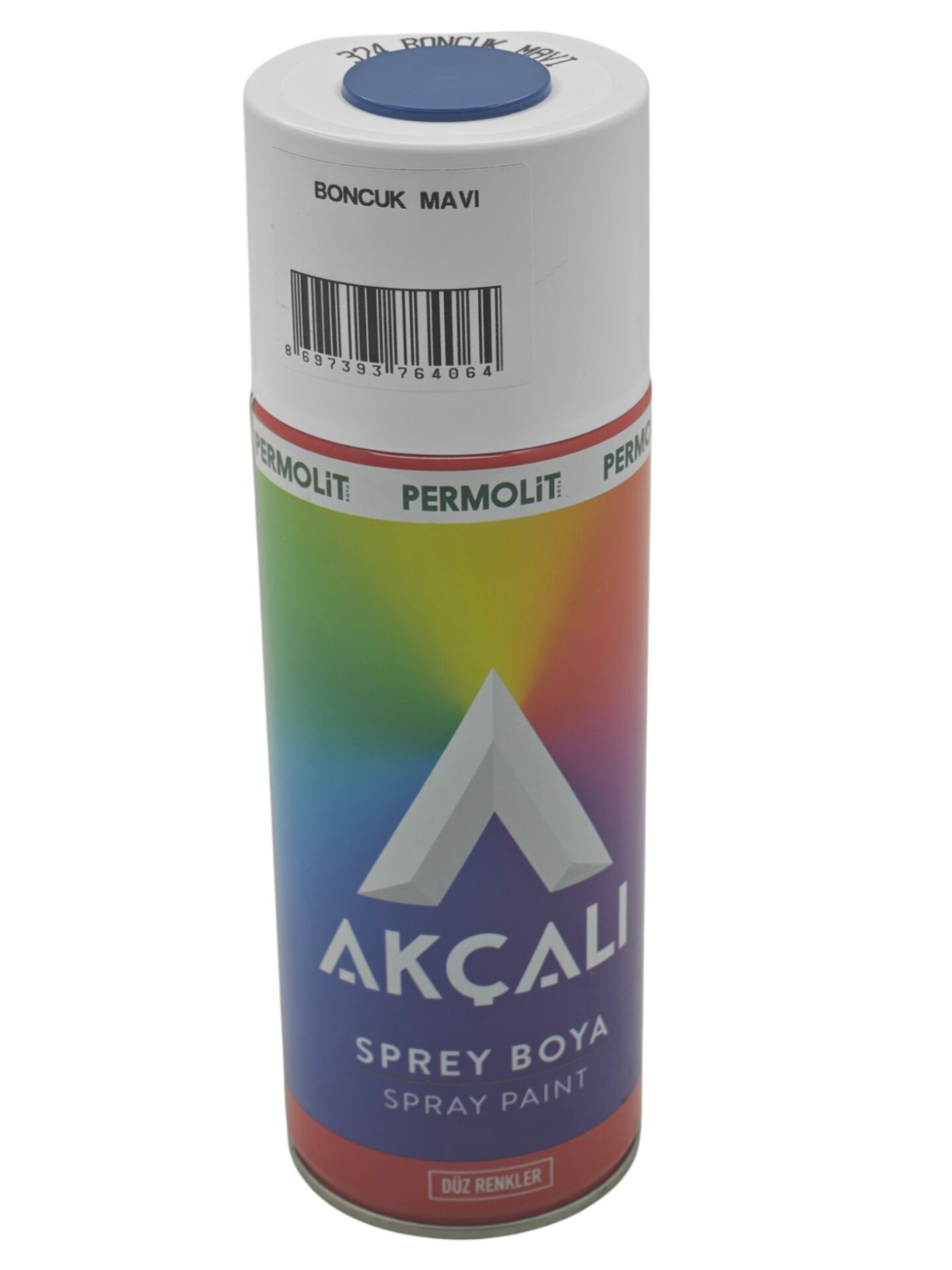 324   Permolit Akçalı Sprey Boya 400ml - Boncuk Mavi
