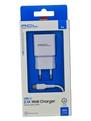 AC-2 A6   Acl 10W 2.1A Type-C Duvar Şarj Aleti