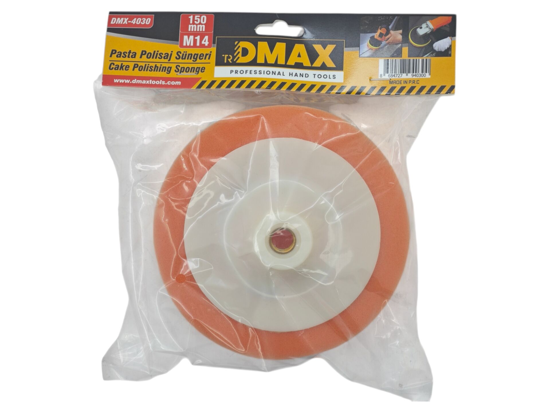 DMX-4030   Dmax M14 Pasta Polisaj Süngeri 150mm