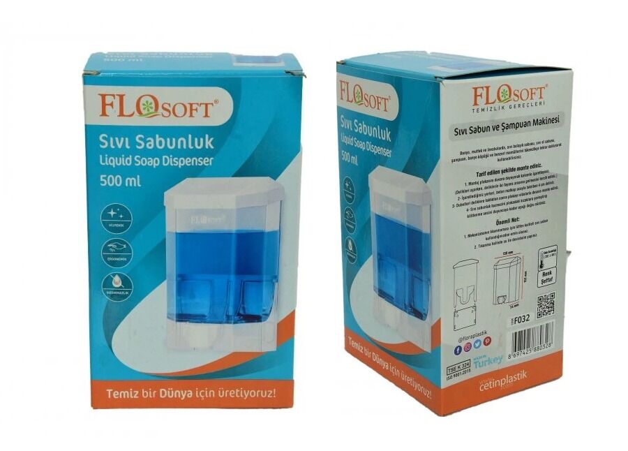 F032   Flora Sıvı Sabun Makinesı 500ml