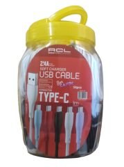 Jr2   Acl Usb Soft Şarj Kablosu 2.4A - Type-C