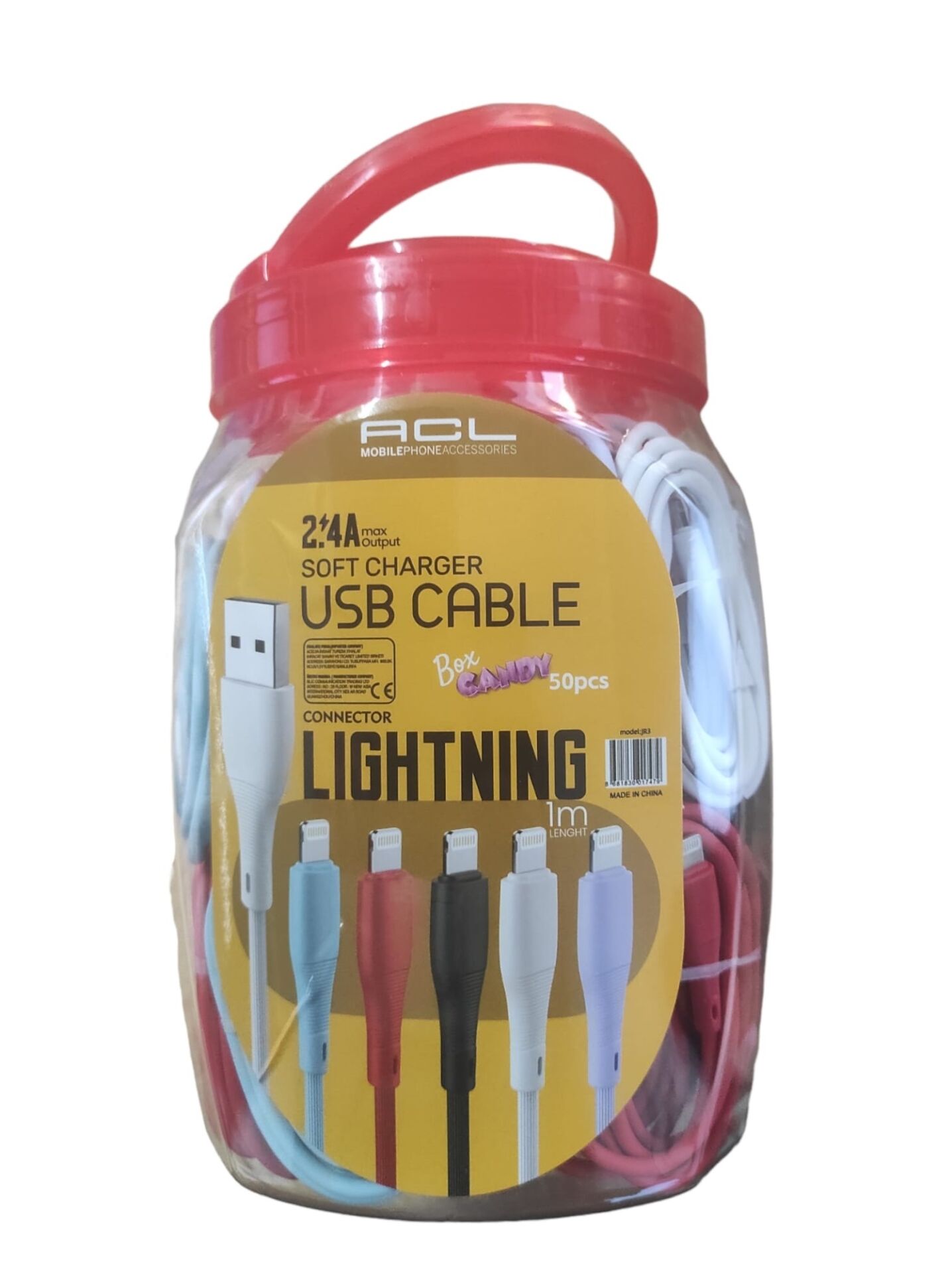 Jr3   Acl Usb Soft Şarj Kablosu 2.4A - Lightning