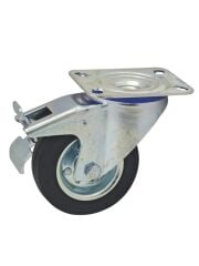 K3302   Kama SLP 100 F18 Servis Tekeri 100mm - Dönerli Firenli