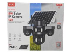 BLM-83   Blic 4G 8W Solar Sarjlı 3+3+3MP Çift Lens Ultra HD IP Kamera