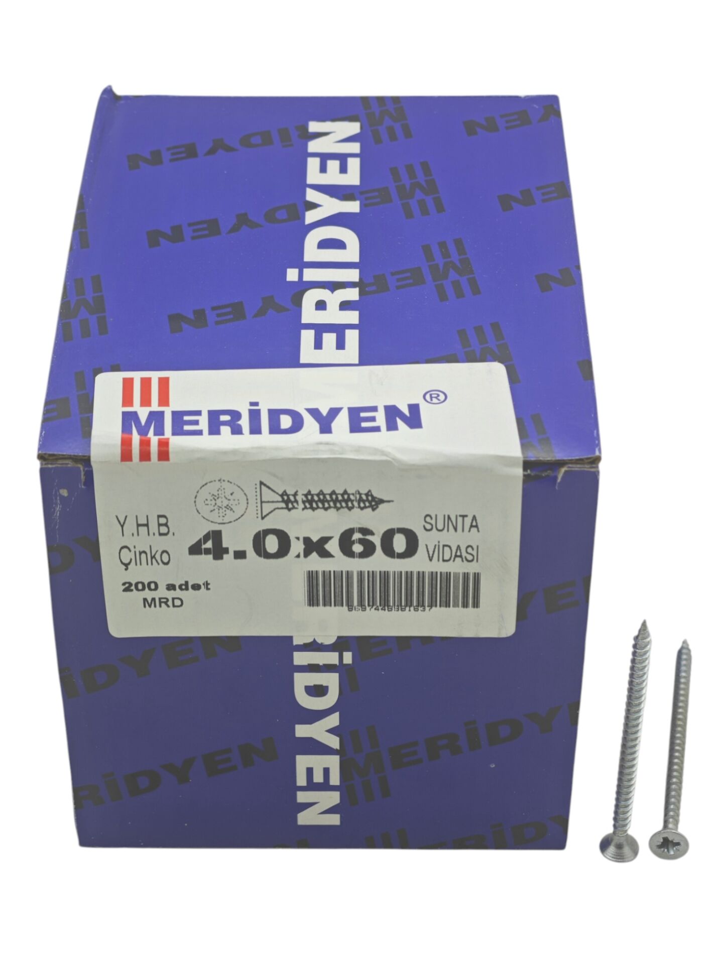 4060   Meridyen 4.0*60 YBH Sunta Vidası 200lü
