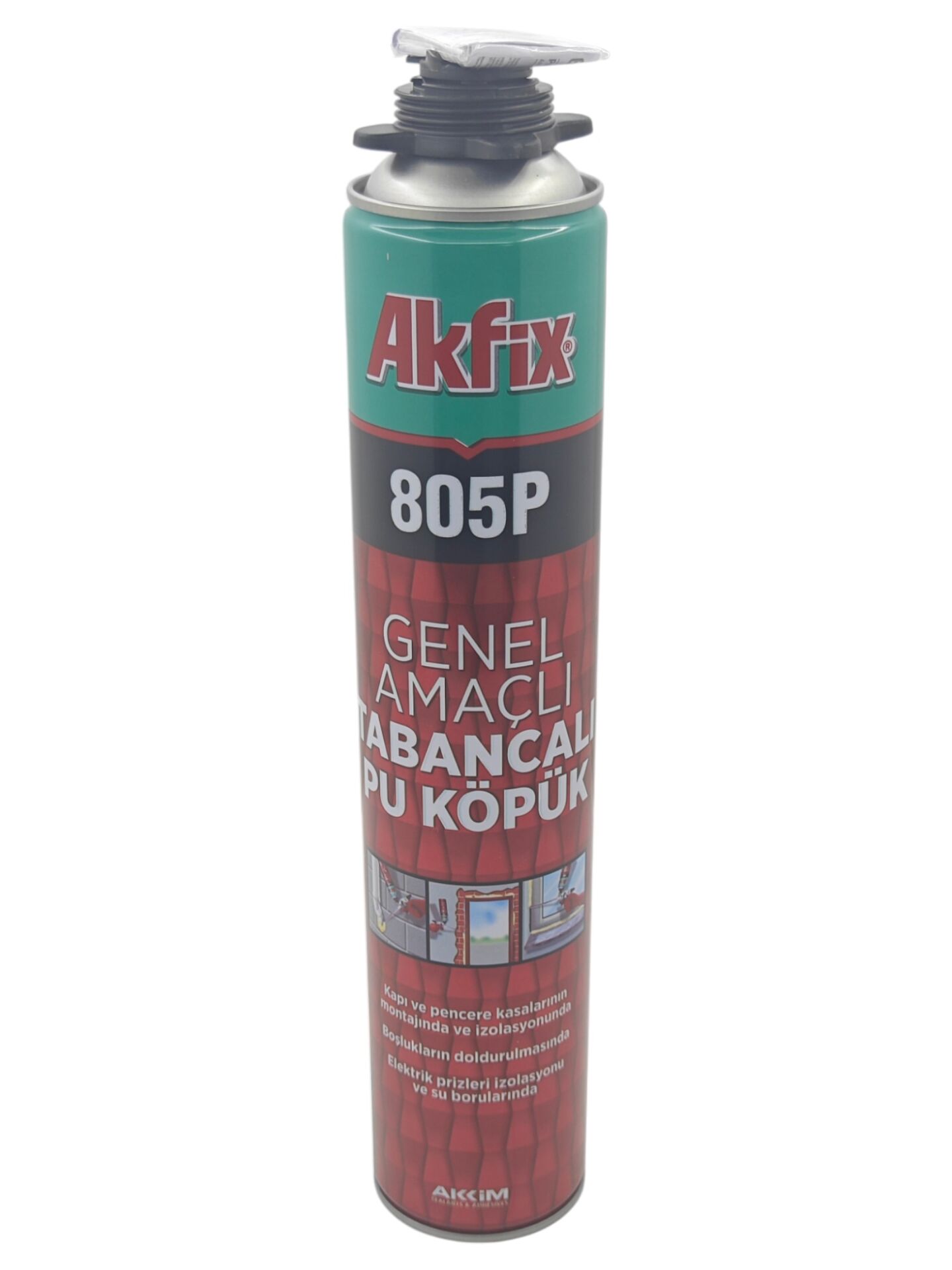 FA001   Akfix Genel Amaçlı PU Tabancalı Köpük 750ml
