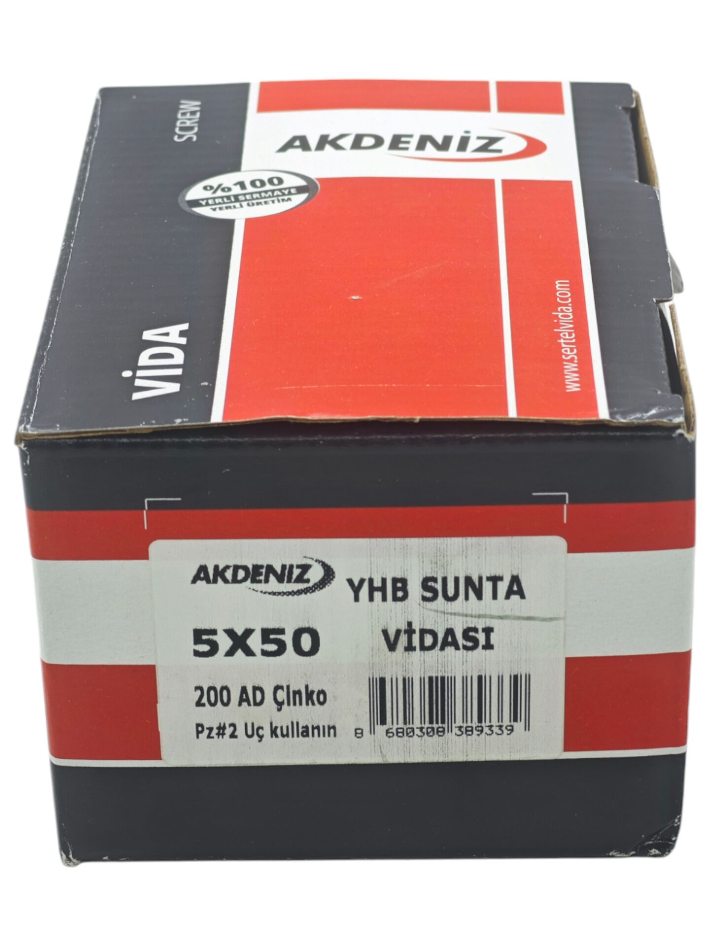 5050   Akdeniz 5*50mm YBH Sunta Vidası 200lü