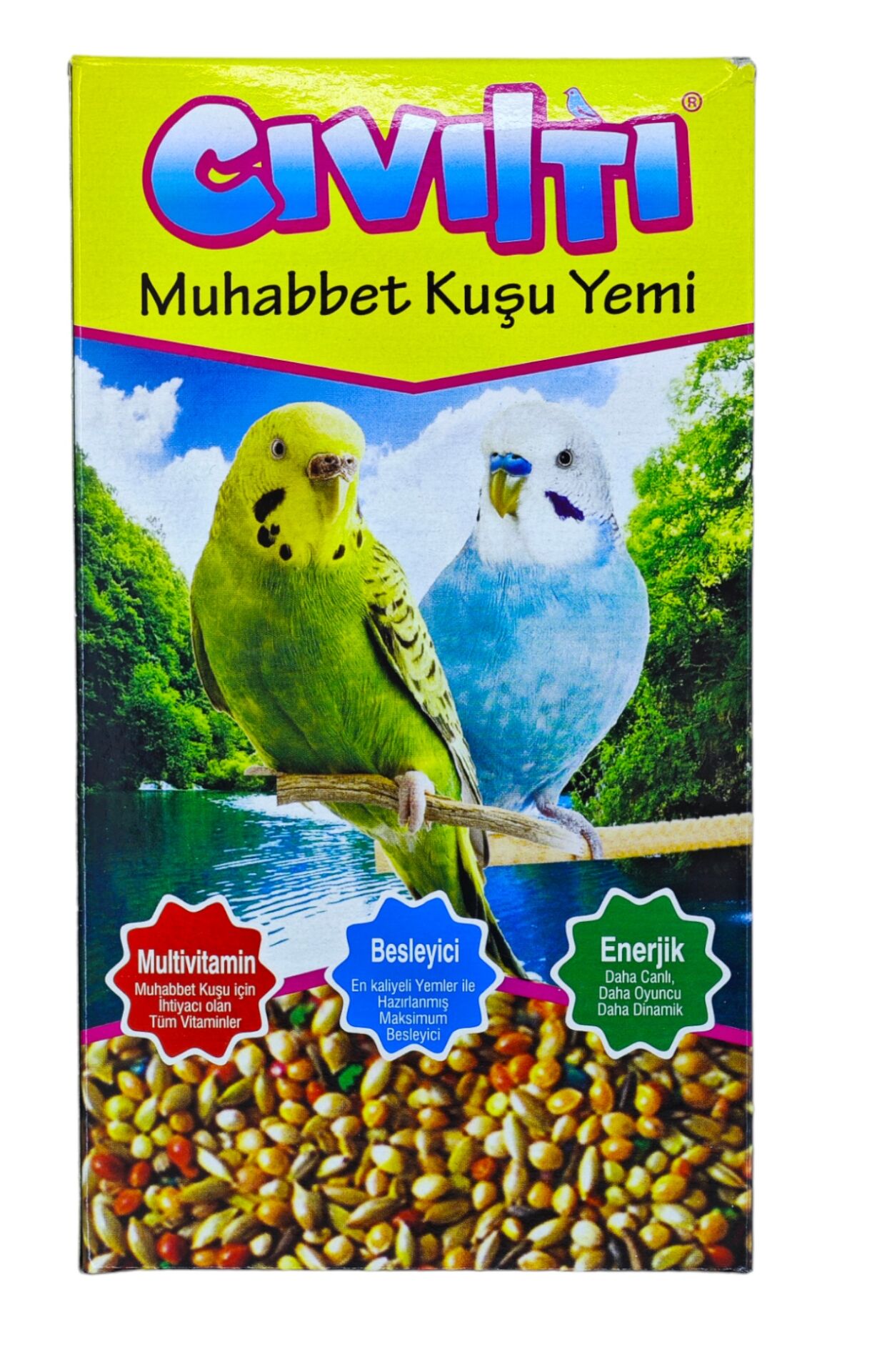 0443   Cıvıltı Muhabbet Kuş Yemi 250Gr