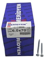 6070   Meridyen 6.0*70 YBH Sunta Vidası 100lü