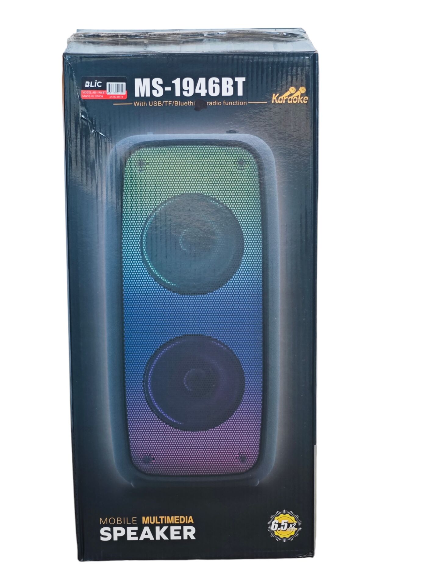 MS-1946BT   Blic Mobile Multimedya Speaker 20W - USB-TF-Blueth-FM