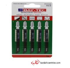 Mk2312   Bay-Tec Dekopaj Ağzı T111-C 5Li (Ağaç)