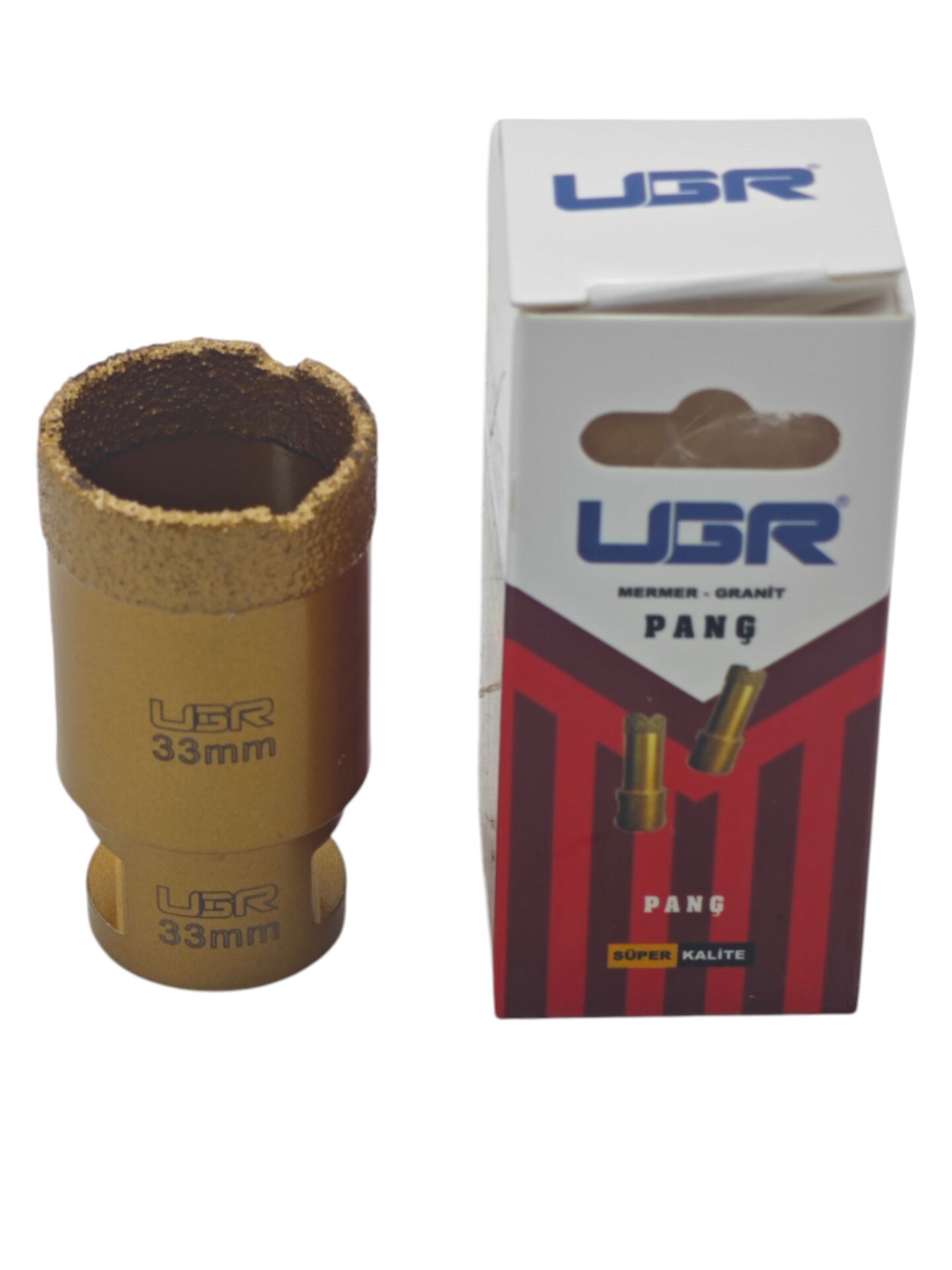 10033   UGR M14 Uçlu Mermer-Granit Panç 33mm
