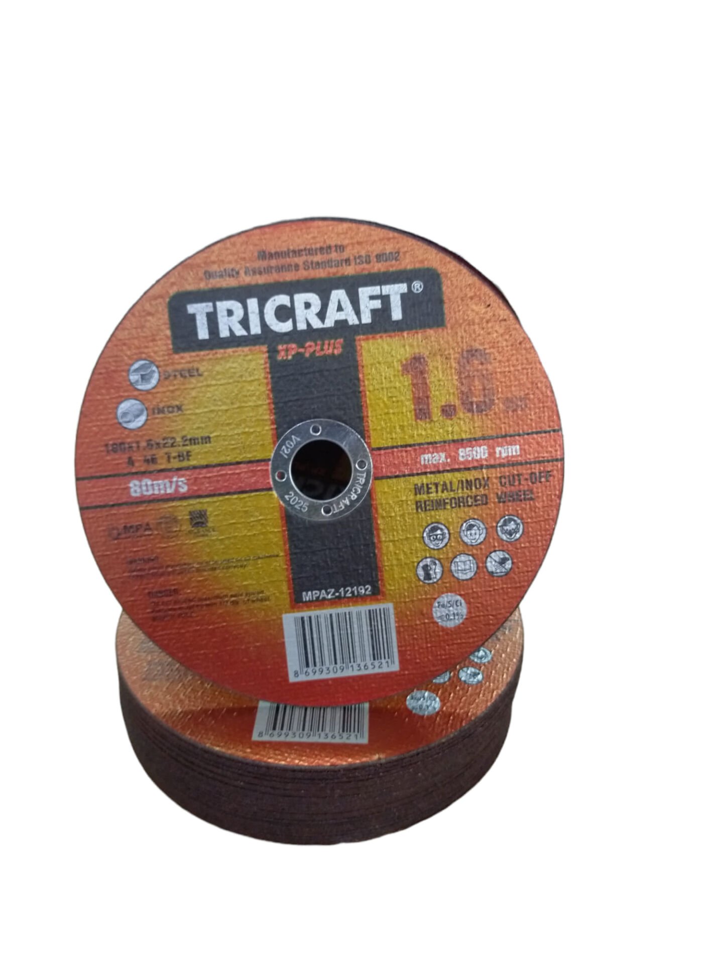 M-3302   Trıcraft İnox Kesici 180*1.6*22Mm