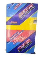 TM-520-24   Aksan Sıvacı Süngeri 24lü - Renkli
