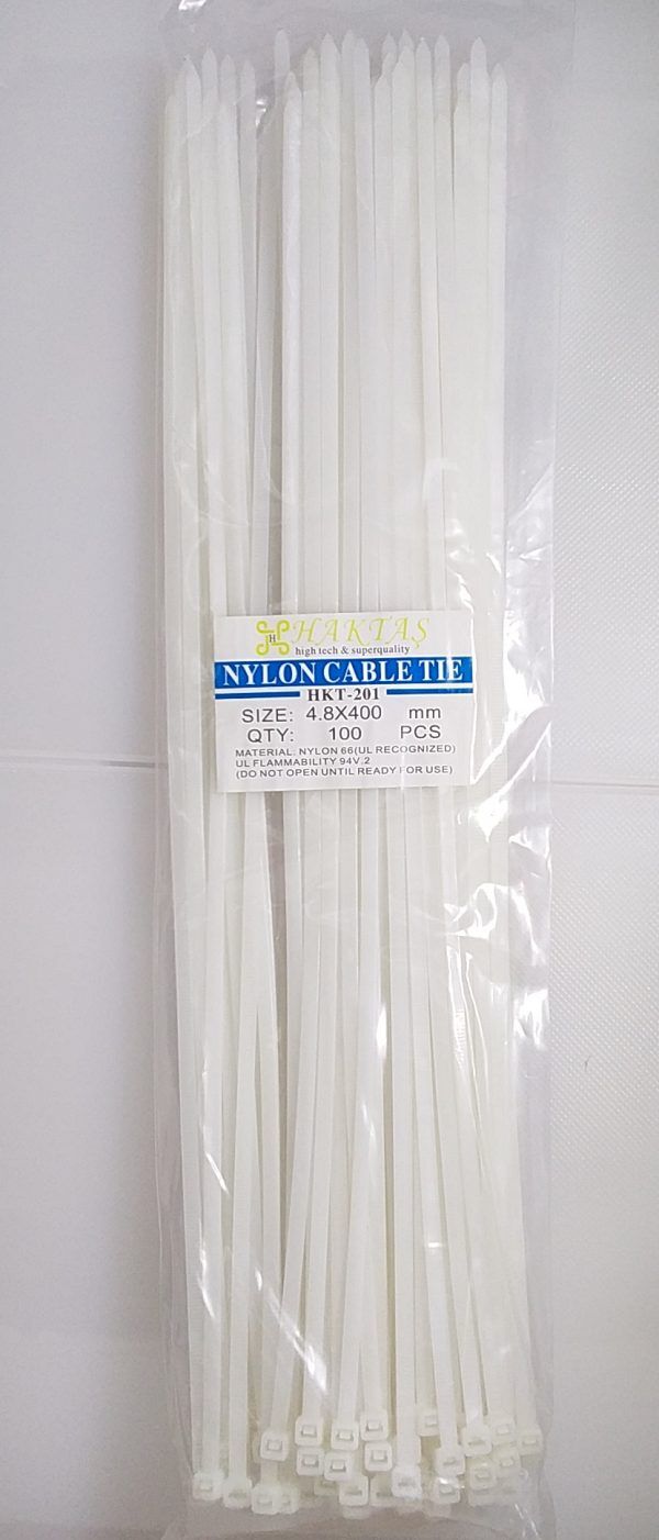 Hkt-201   Haktaş Naylon Kelepçe 4.8*400Mm