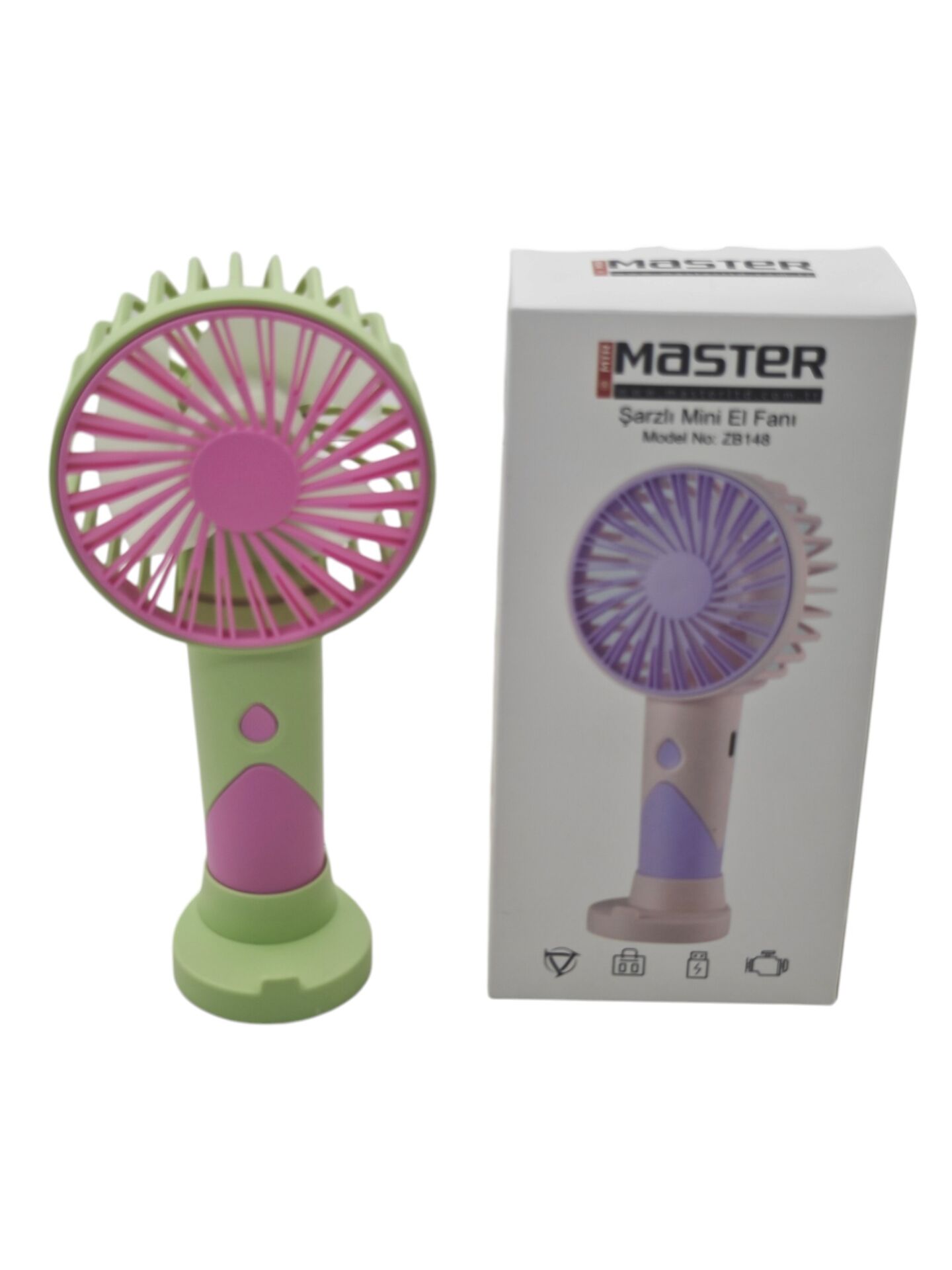 ZB148   Master Şarjlı Mini Fan - El Vantilatörü