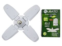 RBT-4141   Rubato E27-60W 4+1 Kanatlı Led Ampul