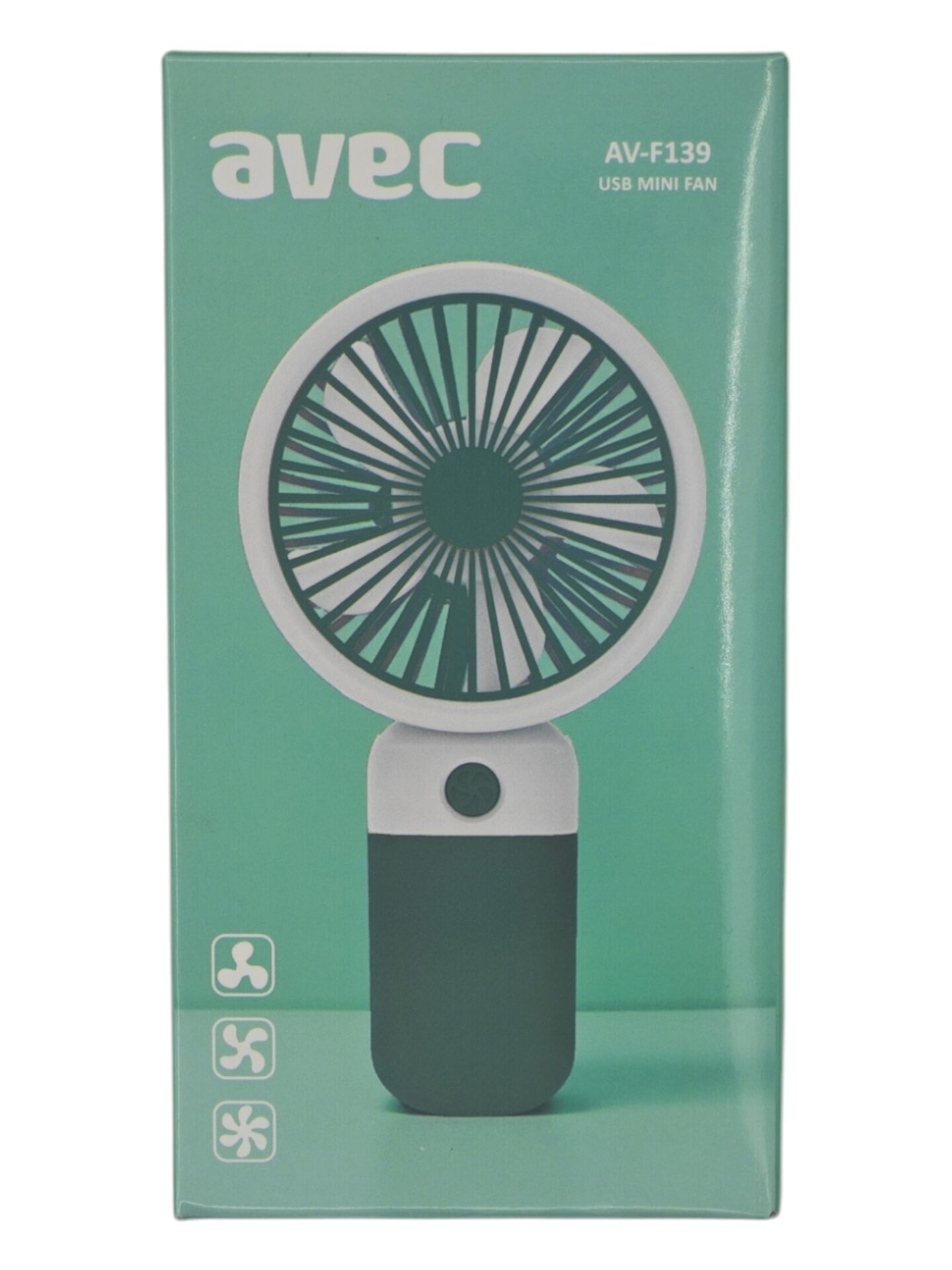 AV-F139   Avec USB-C Şarjlı Mini Fan - El Vantilatörü