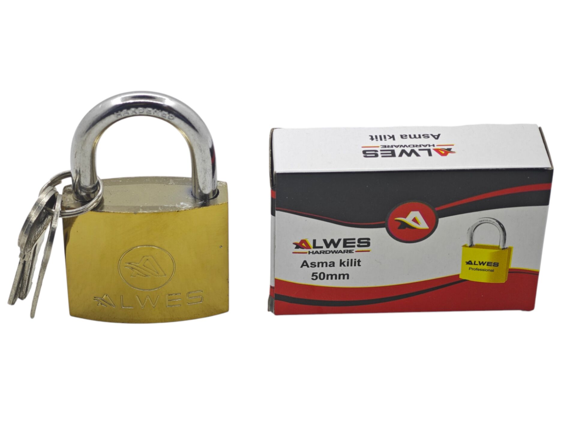 AL-2625   Alwes Sarı Asma Kilit 50mm