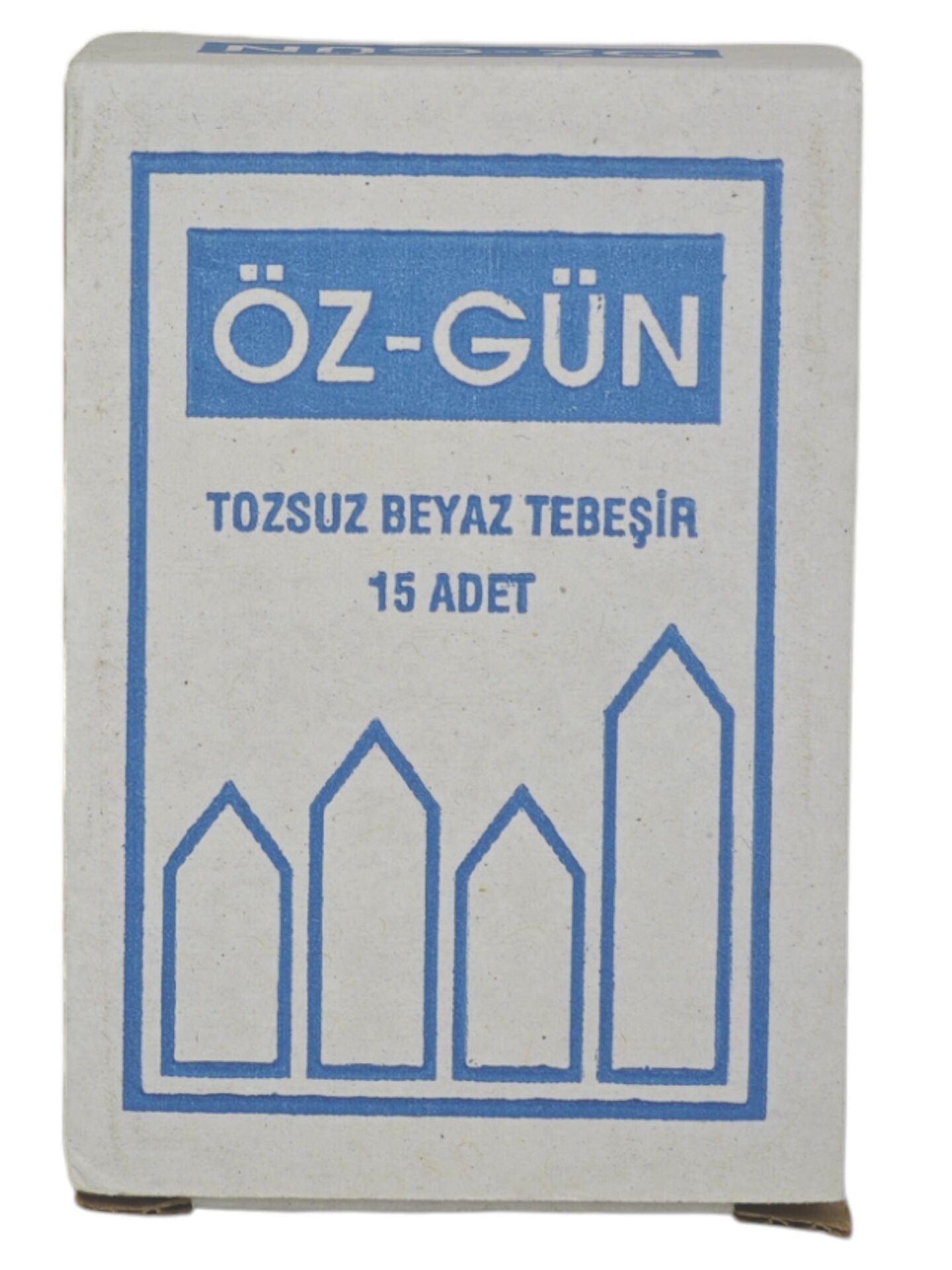 07838   Öz-Gün Tozsuz Beyaz Tebeşir 15li
