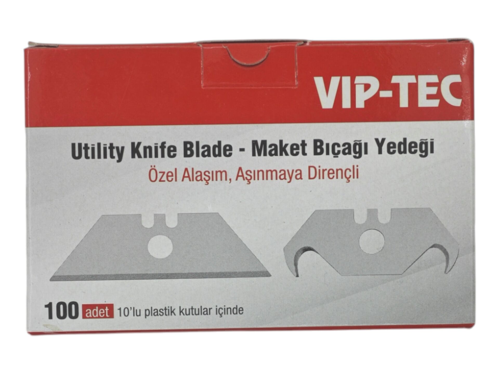 VT874000   Vip-Tec Katlanır Maket Bıçağı Ağzı 10lü