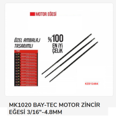 Mk1020   Bay-Tec Motor Eğesi 3/16-4.8